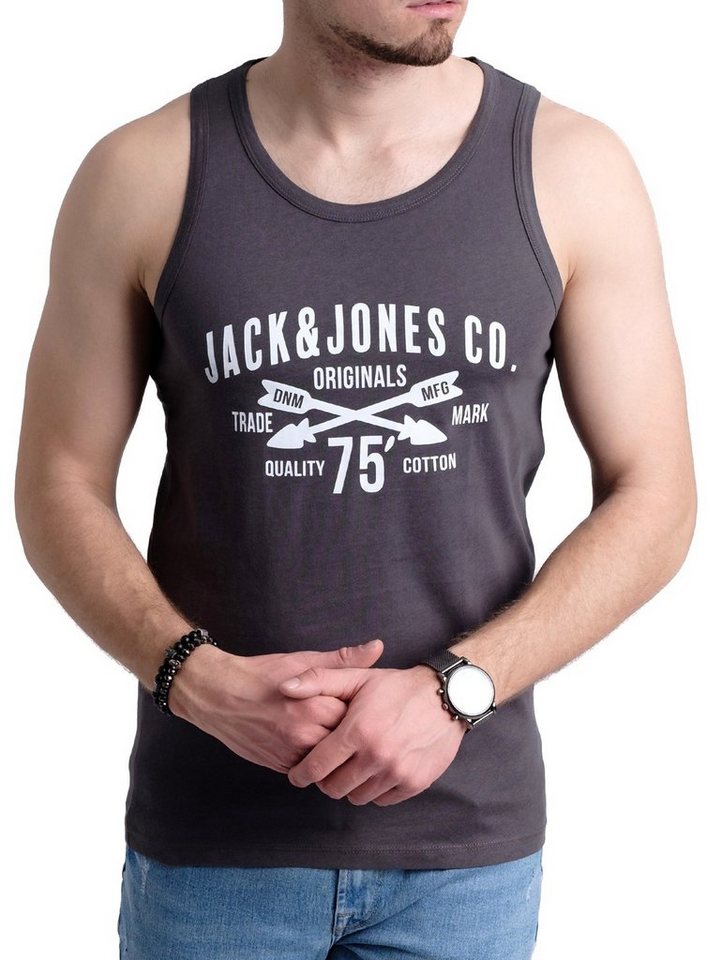 Jack & Jones Tanktop in Unifarbe – Bild 2 von 5