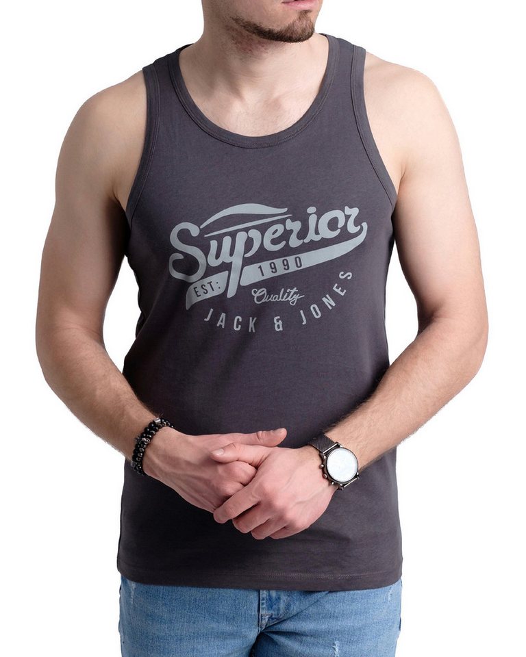 Jack & Jones Tanktop (Spar-Set, 4er-Pack) in unifarbe – Bild 4 von 5