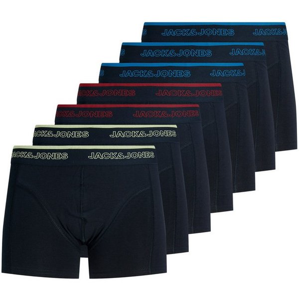 Jack & Jones Trunk JACADRIAN SOLID TRUNKS 7 PACK (Packung, 7-St) Baumwollmischung, elastischer Bund