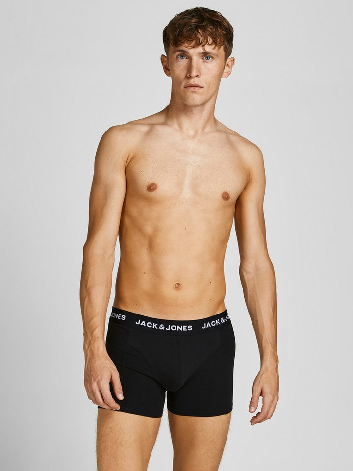 Jack & Jones Trunk JACBLACK eng anliegend, bequem mit elastischem Bund (Packung, 5-St) unifarben & meliert, Baumwollmischung, elastisches Bündchen – Bild 5 von 5