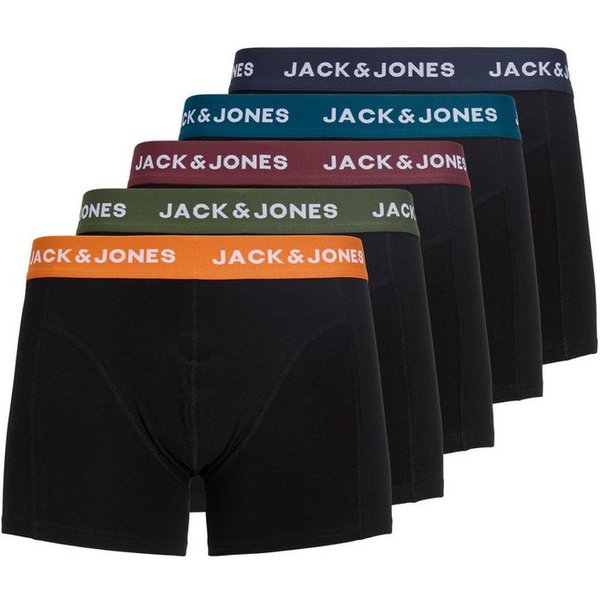 Jack & Jones Trunk JACOLIVER SOLID TRUNKS 5 PACK BOX (Packung, 5-St) Baumwollmischung