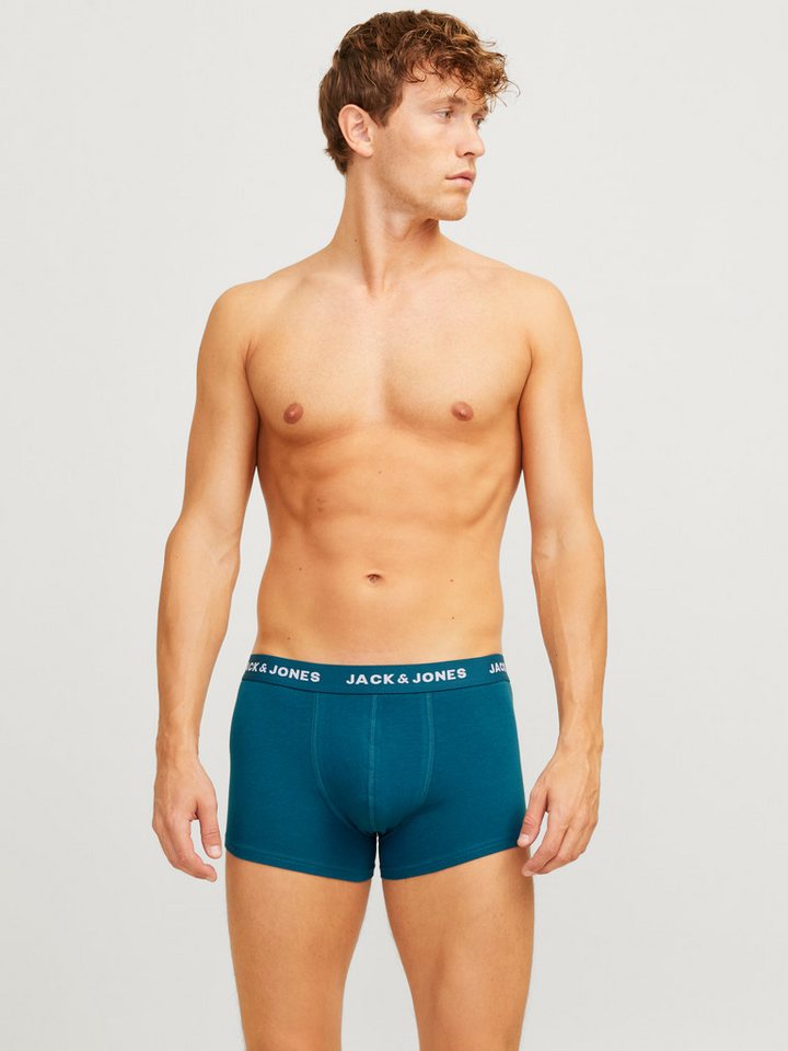 Jack & Jones Trunk JACTEO – Elastische Boxershorts mit Stretch und Bund (Packung, 5-St) bedruckt, modisch, regular fit, Jersey – Bild 3 von 5