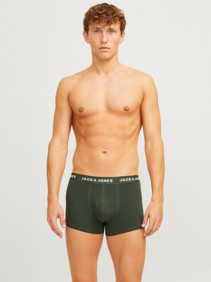 Jack & Jones Trunk JACTEO – Elastische Boxershorts mit Stretch und Bund (Packung, 5-St) bedruckt, modisch, regular fit, Jersey – Bild 4 von 5