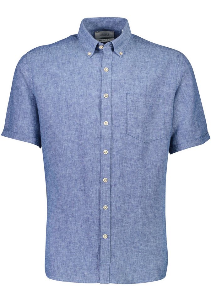 JACK’S Leinenhemd Leinenhemd (Kurzarm) Regular Fit – Bild 5 von 5