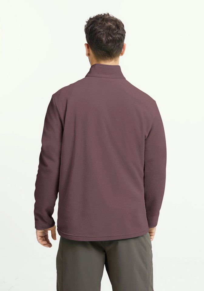 Jack Wolfskin Fleecepullover TAUNUS 100 HZ M mit Reißverschluss, wasserabweisend, windabweisend, atmungsaktiv – Bild 2 von 5