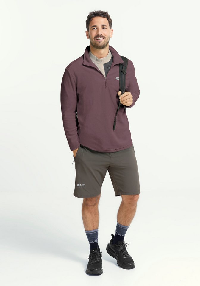Jack Wolfskin Fleecepullover TAUNUS 100 HZ M mit Reißverschluss, wasserabweisend, windabweisend, atmungsaktiv – Bild 4 von 5