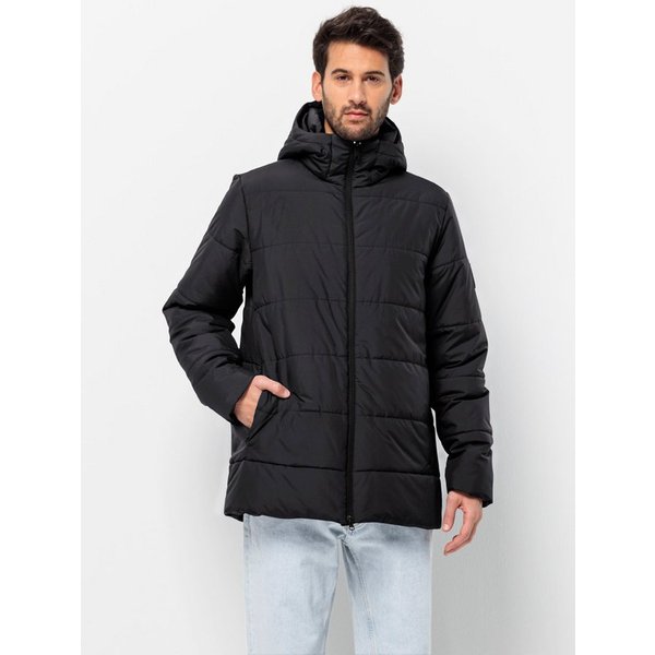 Jack Wolfskin Funktionsjacke DEUTZER LONG JKT M mit längerem Schnitt, winddicht, wasserabweisend, atmungsaktiv