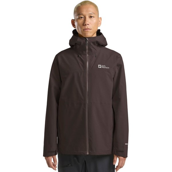 Jack Wolfskin Funktionsjacke HIGHEST PEAK 3L JKT M mit Kapuze, atmungsaktiv, wasserdicht, winddicht