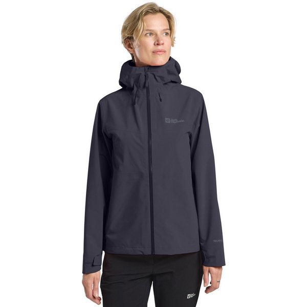 Jack Wolfskin Funktionsjacke HIGHEST PEAK 3L JKT W mit mehreren Taschen, atmungsaktiv, wasserdicht, winddicht