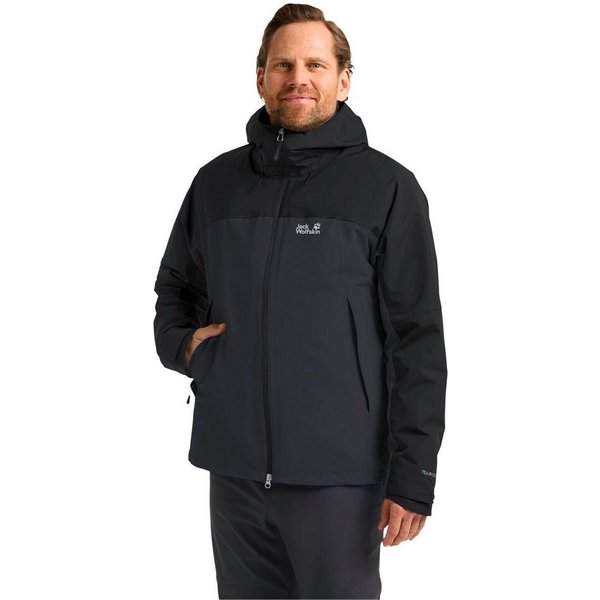 Jack Wolfskin Funktionsjacke Übergangs-Wanderjacke Wild Places 3in1 (wasserdicht, winddicht)