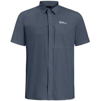 JACK WOLFSKIN Herren Hemd VANDRA S/S SHIRT M, Größe M in Blau
