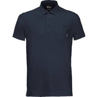 JACK WOLFSKIN Herren Polo TERRAL POLO M, Größe XL in Blau