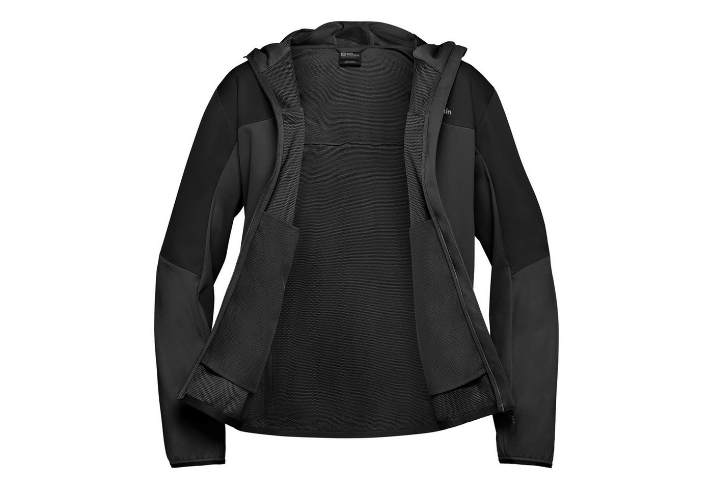 Jack Wolfskin Softshelljacke Softshelljacke Feldberg Hoody M mit Markenlogo und -schriftzug auf der linken Brust – Bild 3 von 5