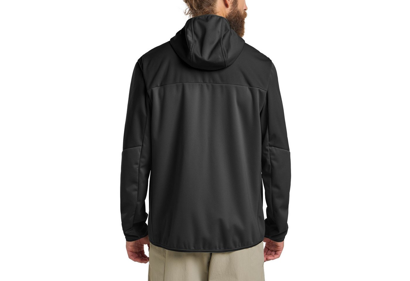 Jack Wolfskin Softshelljacke Softshelljacke Feldberg Hoody M mit Markenlogo und -schriftzug auf der linken Brust – Bild 5 von 5