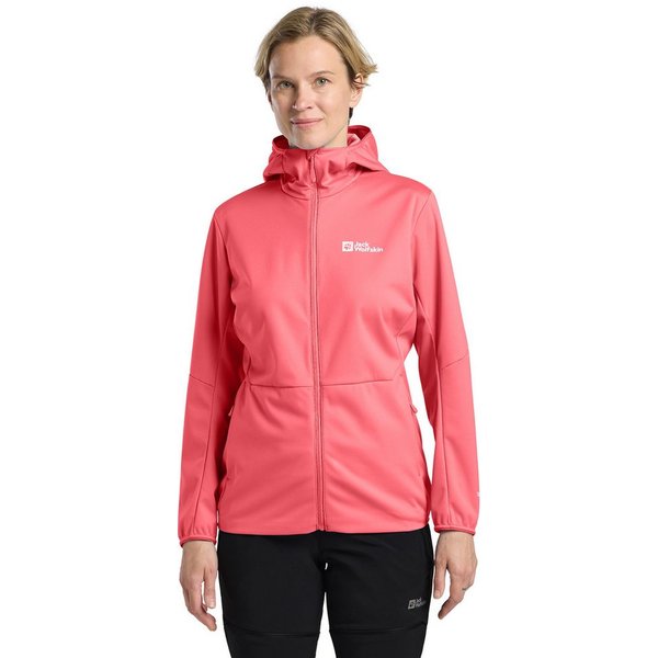 Jack Wolfskin Softshelljacke FELDBERG HOODY W mit zwei Hüfttaschen, atmungsaktiv, winddicht