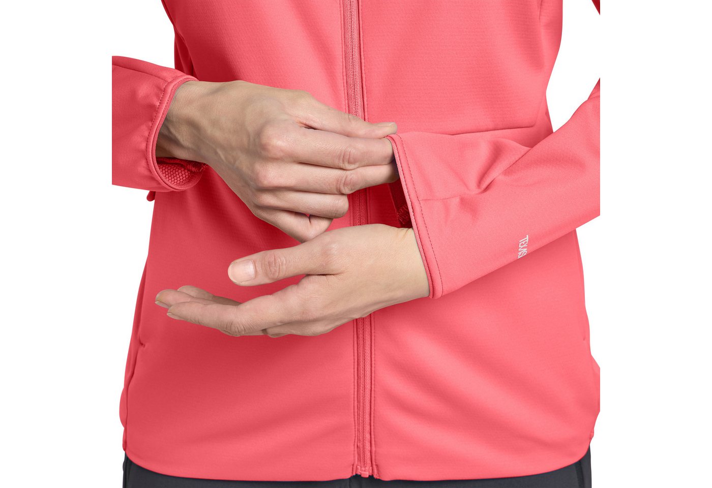 Jack Wolfskin Softshelljacke FELDBERG HOODY W mit zwei Hüfttaschen, atmungsaktiv, winddicht – Bild 3 von 5