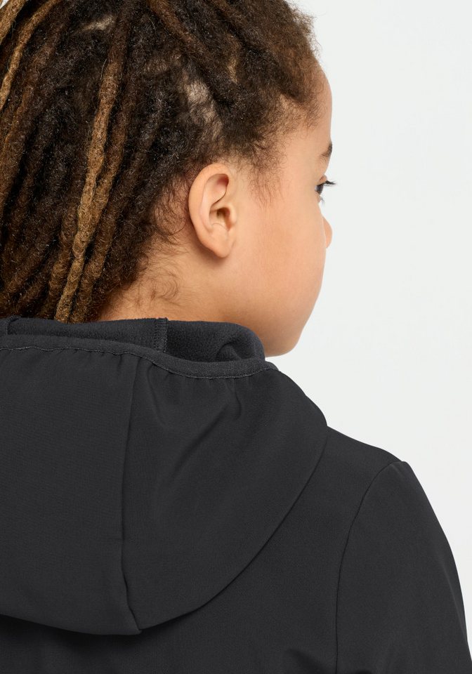 Jack Wolfskin Softshelljacke FOURWINDS JKT K wasserabweisend, windabweisend, mit reflektierenden Details – Bild 4 von 5
