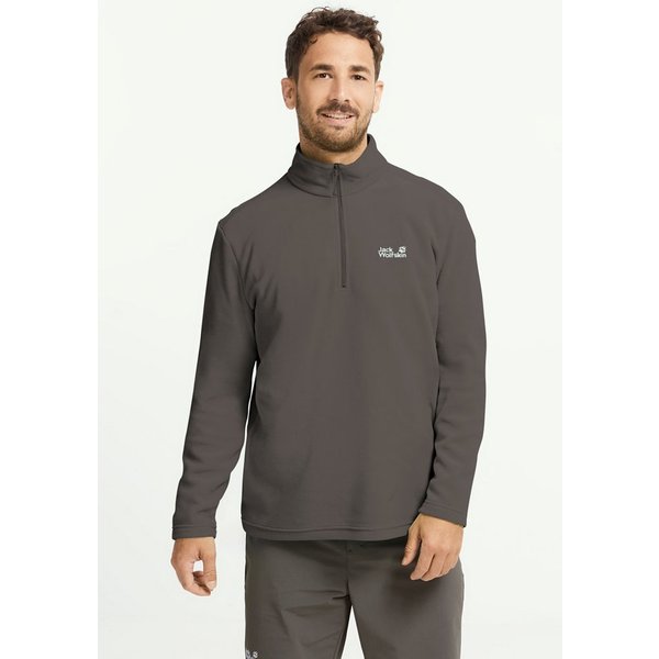 Jack Wolfskin Stehkragenpullover TAUNUS 100 HZ M Fleecepullover, Halfzip-Reißverschluss, Stehkragen