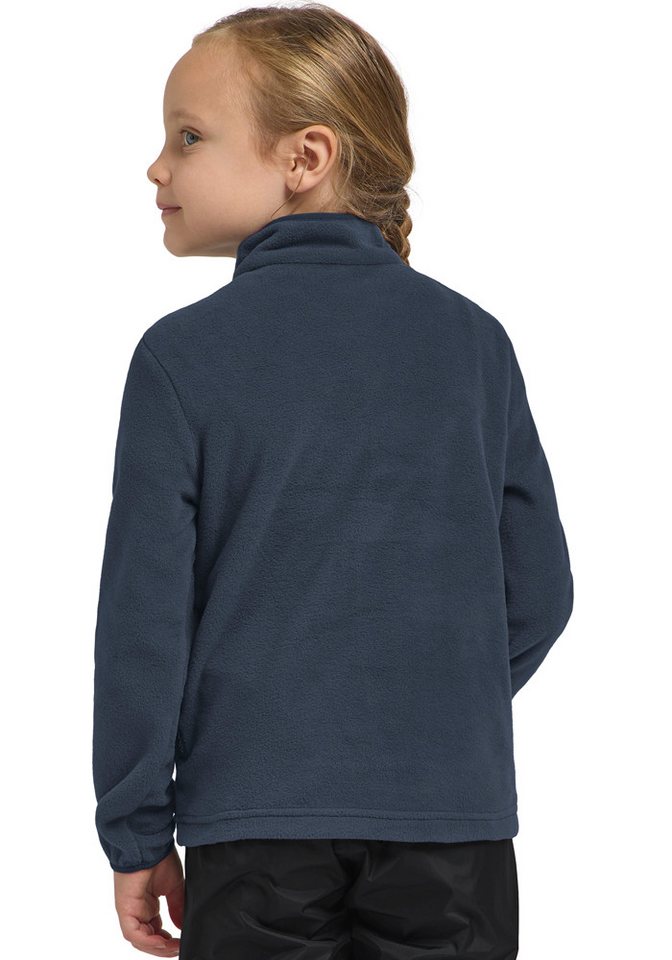 Jack Wolfskin Stehkragenpullover TAUNUS HALFZIP K mit hohem Stehkragen, aus Fleece-Material – Bild 3 von 5