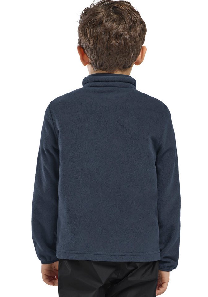 Jack Wolfskin Stehkragenpullover TAUNUS HALFZIP K mit hohem Stehkragen, aus Fleece-Material – Bild 4 von 5