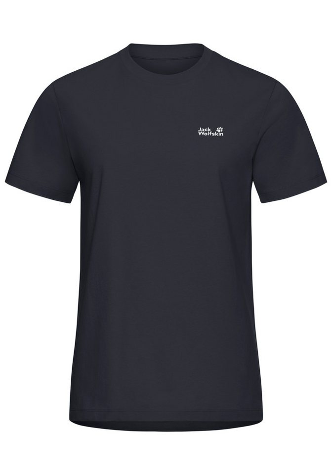 Jack Wolfskin T-Shirt ESSENTIAL T W Kurzarm, mit Rundhalsausschnitt, aus Baumwoll-Jersey – Bild 3 von 5