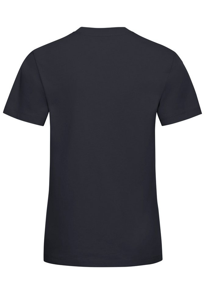 Jack Wolfskin T-Shirt ESSENTIAL T W Kurzarm, mit Rundhalsausschnitt, aus Baumwoll-Jersey – Bild 4 von 5