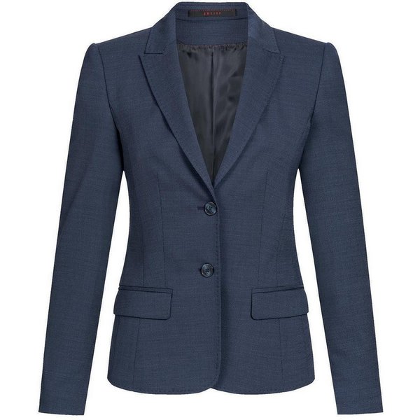 GREIFF Jackenblazer Greiff Modern WITH 37.5® Damen Blazer Regular Marine PINPOINT