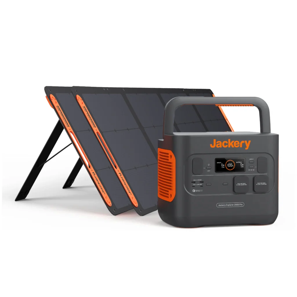 Jackery Solargenerator 2000 Pro - Explorer 2000 Pro + 2xSolarSaga 200W