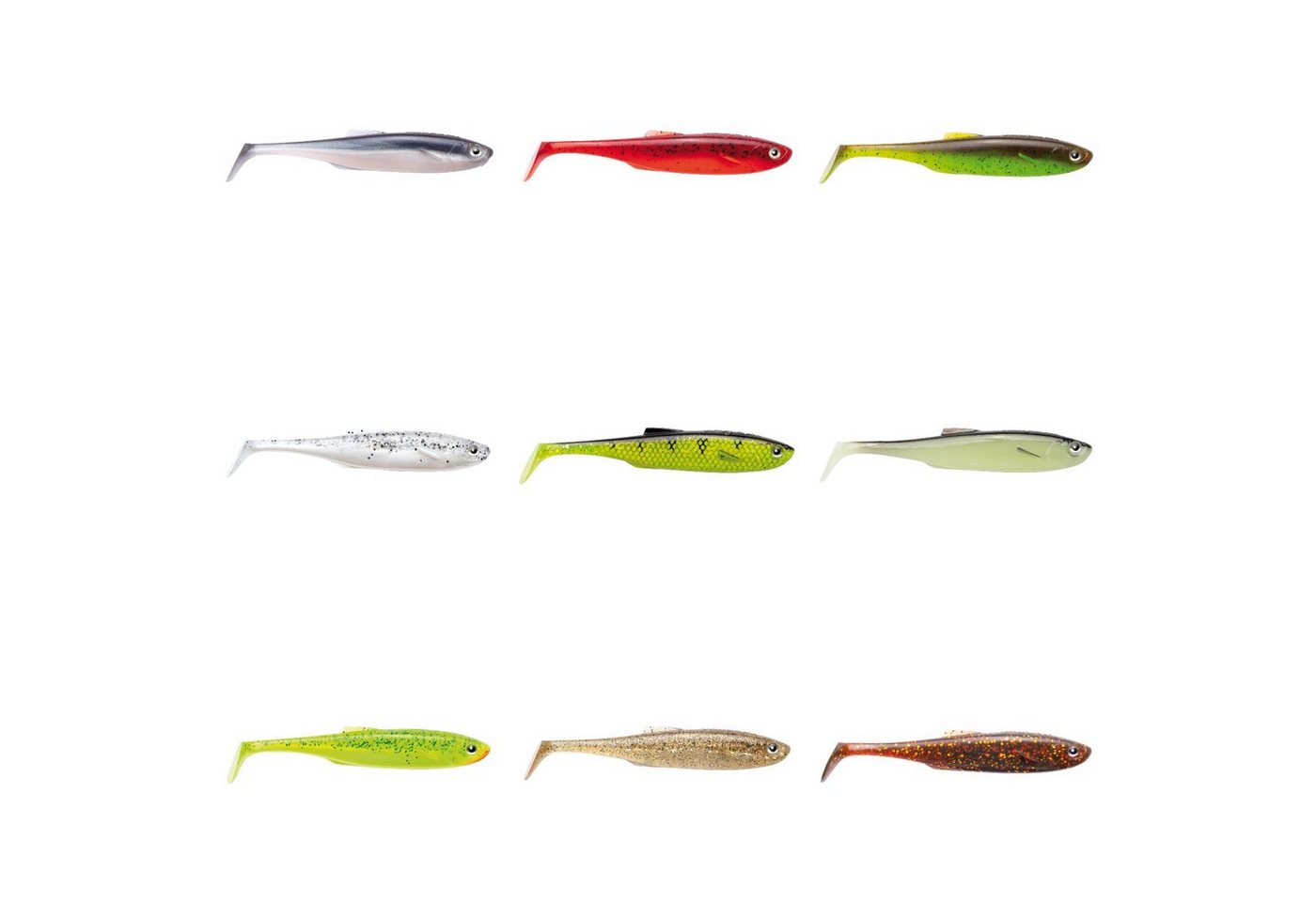 Jackson Fishing Kunstköder, Zander X-Treme 10cm 5 Stk. Zander Ext.UV Gummifisch – Bild 2 von 2