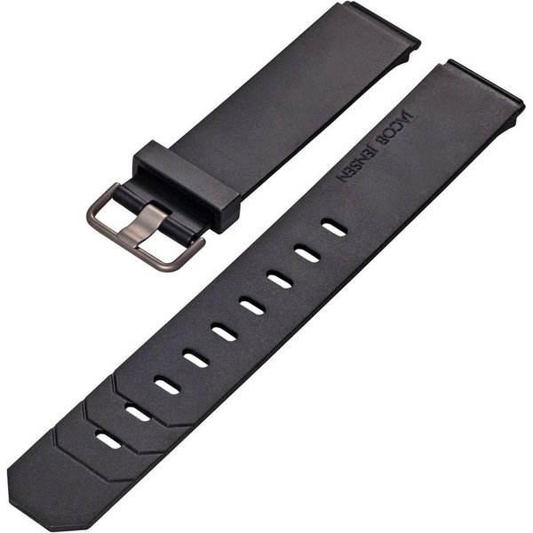 Jacob Jensen Uhrenarmband Chrono, New Line, 57006C1910m, Wechselarmband, Ersatzband, Kautschuk, Breite ca. 19 mm