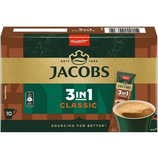 JACOBS Kaffee 3in1 Classic, 120 g, Instantkaffee