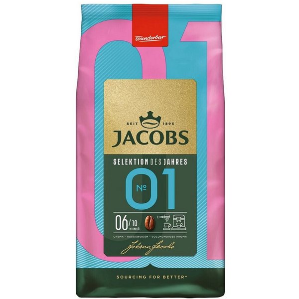 JACOBS Kaffee Selektion des Jahres No 01, 1000 g, ganze Bohnen