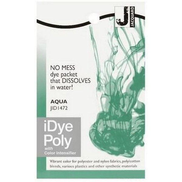 Jacquard Textilfarbe iDye Poly, Färbemittel für synthetische Gewebe, 14g Päckchen inkl. Farbverstärker