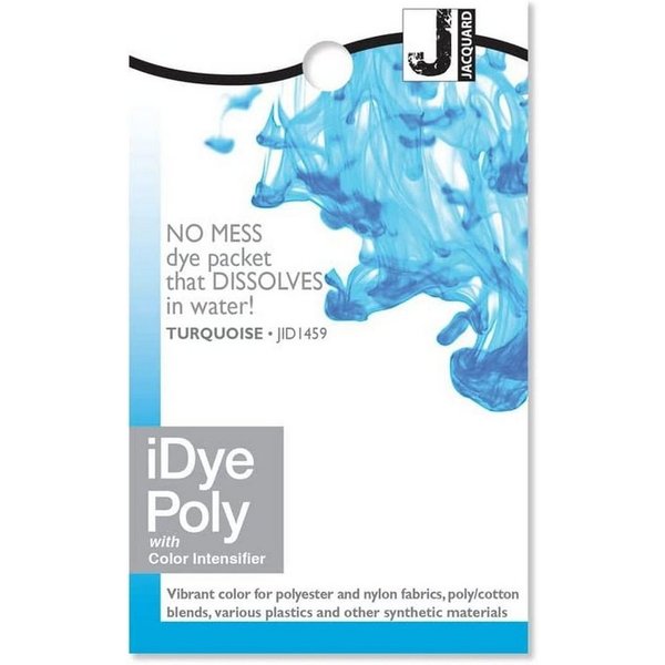 Jacquard Textilfarbe iDye Poly, Färbemittel für synthetische Gewebe, 14g Päckchen inkl. Farbverstärker