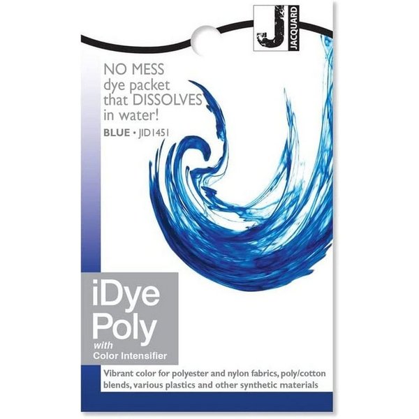 Jacquard Textilfarbe iDye Poly, Färbemittel für synthetische Gewebe, 14g Päckchen inkl. Farbverstärker