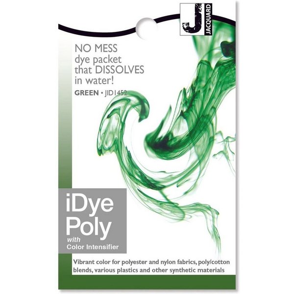 Jacquard Textilfarbe iDye Poly, Färbemittel für synthetische Gewebe, 14g Päckchen inkl. Farbverstärker