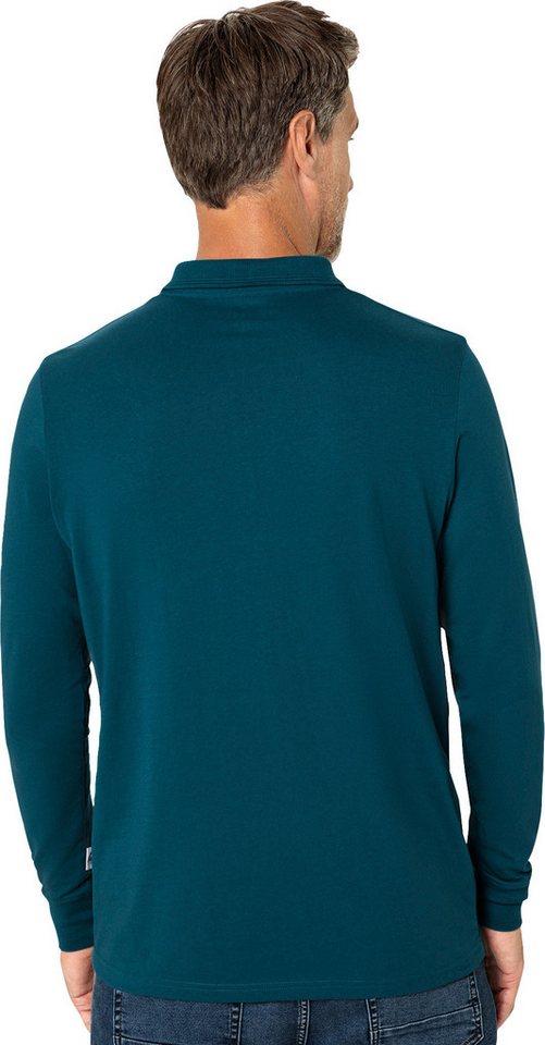 Jacques Britt Langarm-Poloshirt Superweich mit hohem Baumwoll-Anteil – Bild 4 von 5