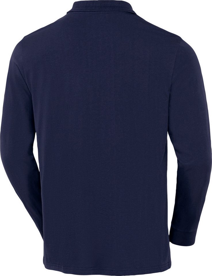 Jacques Britt Langarm-Poloshirt Superweich mit hohem Baumwoll-Anteil – Bild 2 von 5
