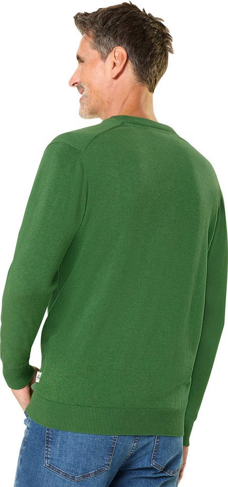 Jacques Britt V-Ausschnitt-Pullover Besonders angenehmes Tragegefühl dank 100% Baumwolle – Bild 4 von 5