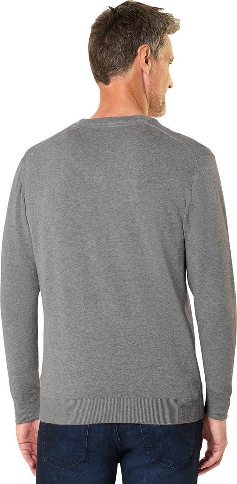 Jacques Britt V-Ausschnitt-Pullover Besonders angenehmes Tragegefühl dank 100% Baumwolle – Bild 4 von 5