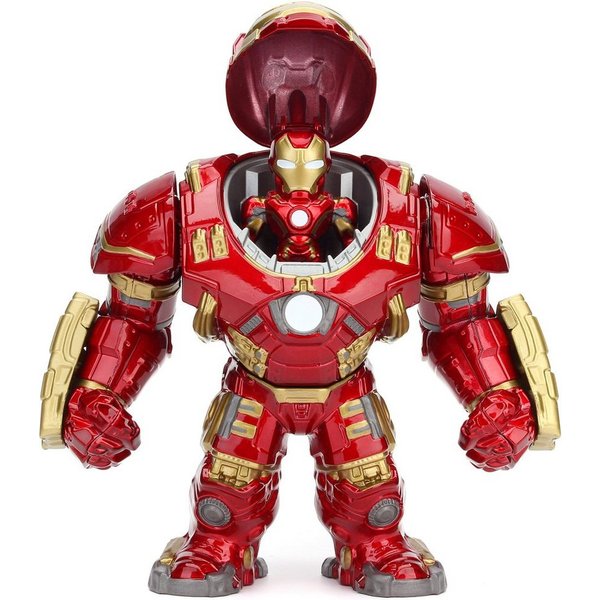 JADA Actionfigur Marvel Hulkbuster + Ironman Figur, aus Metall