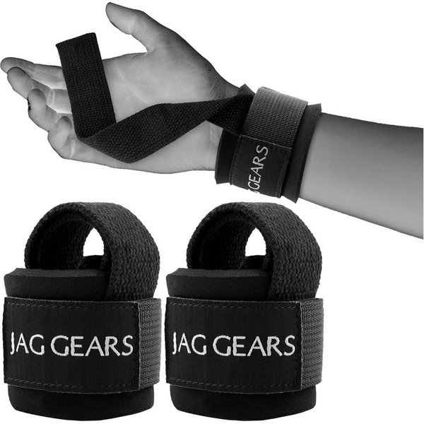 JAG GEARS Handgelenkschutz Strength training strap powerlifting strap hooks for men and women (pair, Lieferung mit 1 Paar), Krafttraining Powerlifting Gewichthe