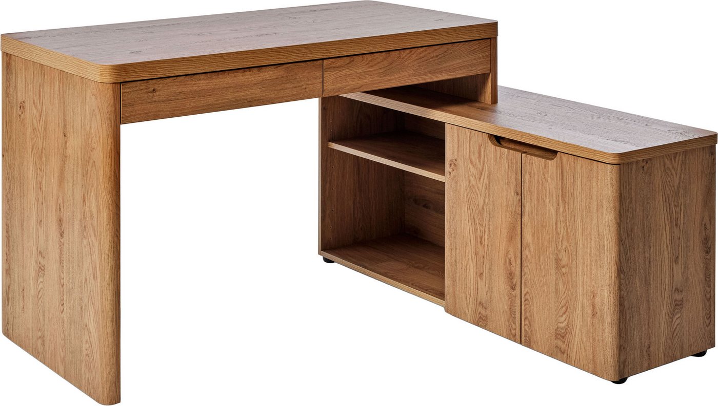 Jahnke Eckschreibtisch LIBRE C 155 E (1-St), wechselseitig montierbar, Breite ca. 140 cm – Bild 3 von 5
