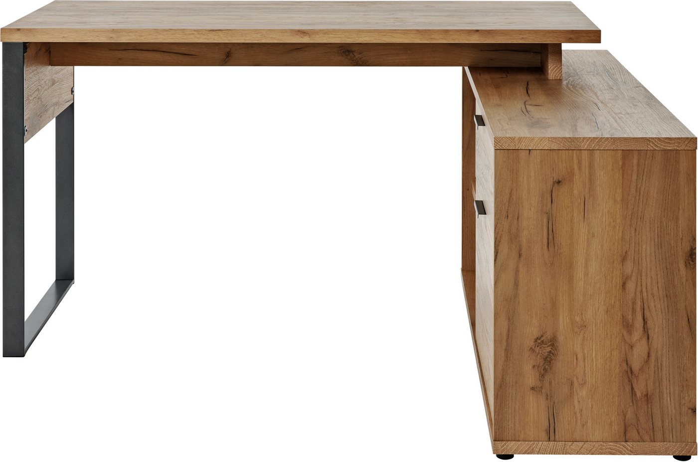 Jahnke Eckschreibtisch LOOP C 150 E (1-St), Eckschreibtisch, wechselseitig montierbar, viel Stauraum – Bild 5 von 5