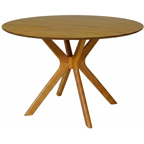 Jahnke Esstisch DINE ROX, Esstisch, rund, Massivholz, Skandi-Look, für bis zu 4 Personen, 115 cm