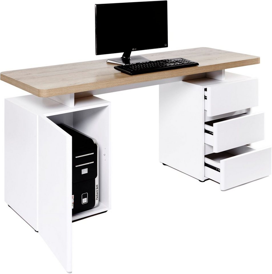 Jahnke Schreibtisch CU-LIBRE C 250, wechselseitig montierbar – Bild 4 von 5