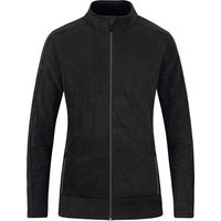 JAKO Damen Fleecejacke, Größe 46 in Schwarz