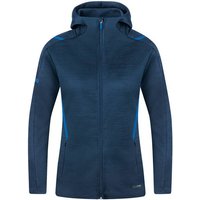 JAKO Damen Freizeitjacke Challenge mit Kapuze, Größe 36 in Blau