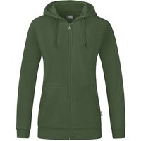 JAKO Damen Funktionsjacke Kapuzenjacke Organic, Größe 46 in Grau