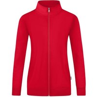 JAKO Damen Funktionsjacke Sweatjacke Doubletex, Größe 40 in Rot